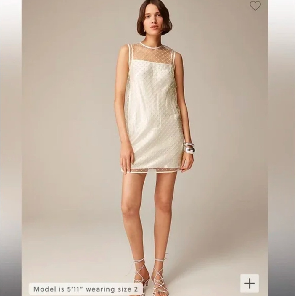 J. Crew Cream Mini Dress